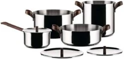 Alessi Pannenset Edo - PU100S7 - 4 Delige Set - Door Patricia Urquiola -Cuisine Et Table 01 PU100S7 e788619e 2dc9 467a bbca b65e0319501b