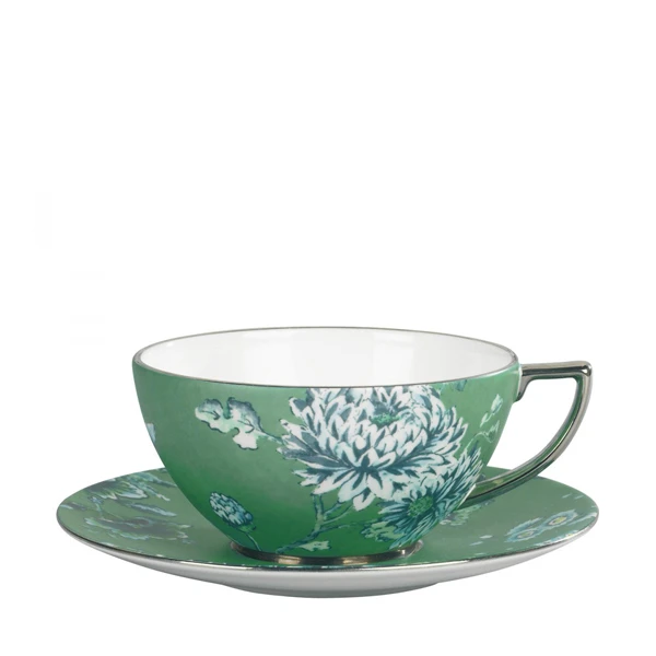 Wedgwood Koffieschotel Jasper Conran Chinoiserie Groen ø 16 Cm 4 Wedgwood Koffieschotel Jasper Conran Chinoiserie Groen ø 16 Cm - Image 2