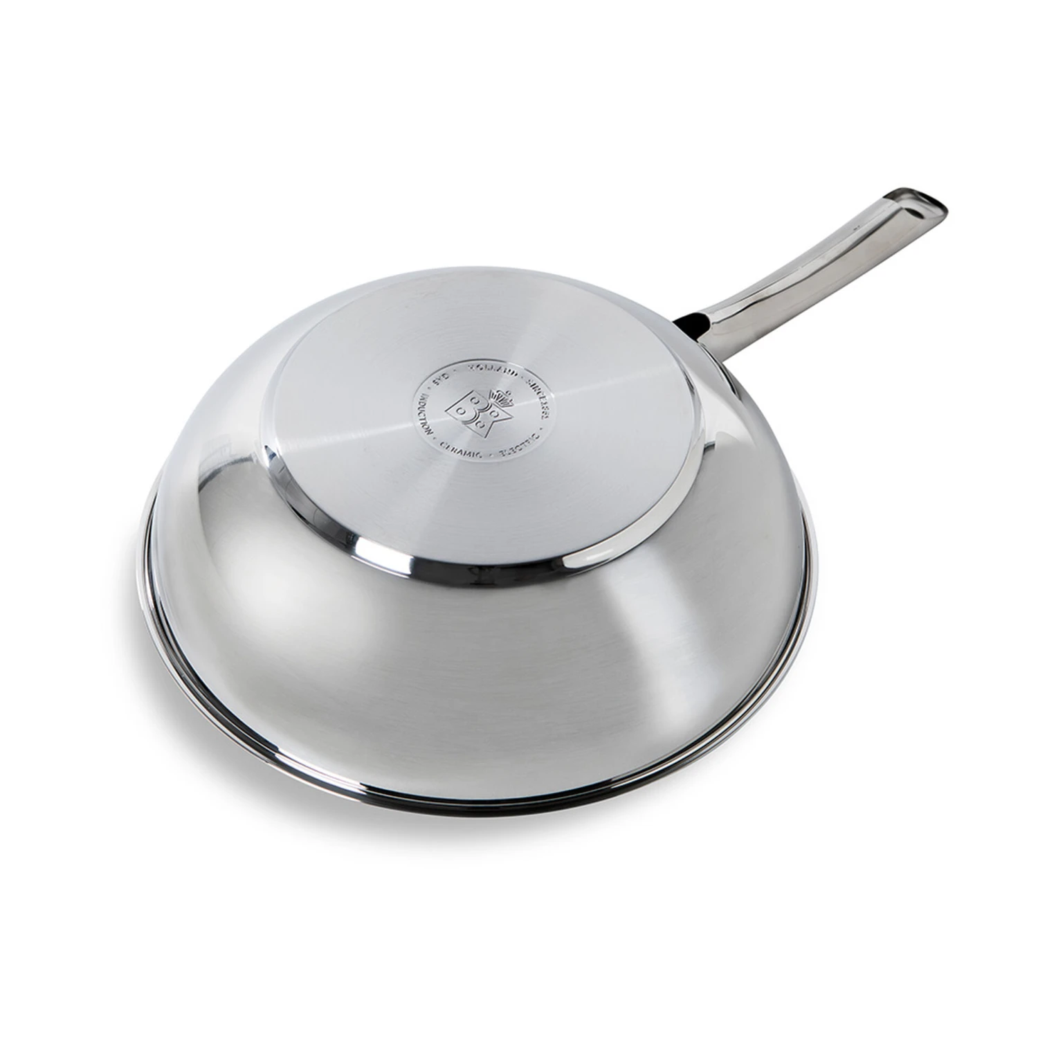 BK Wokpan Bright RVS - ø 28 Cm - Zonder Anti-aanbaklaag 4 BK Wokpan Bright RVS - ø 28 Cm - Zonder Anti-aanbaklaag - Image 2