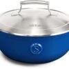 Saveur Selects Hapjespan Voyage - Classic Blue - ø 25 Cm / 3.3 Liter - Geëmailleerde Anti-aanbaklaag