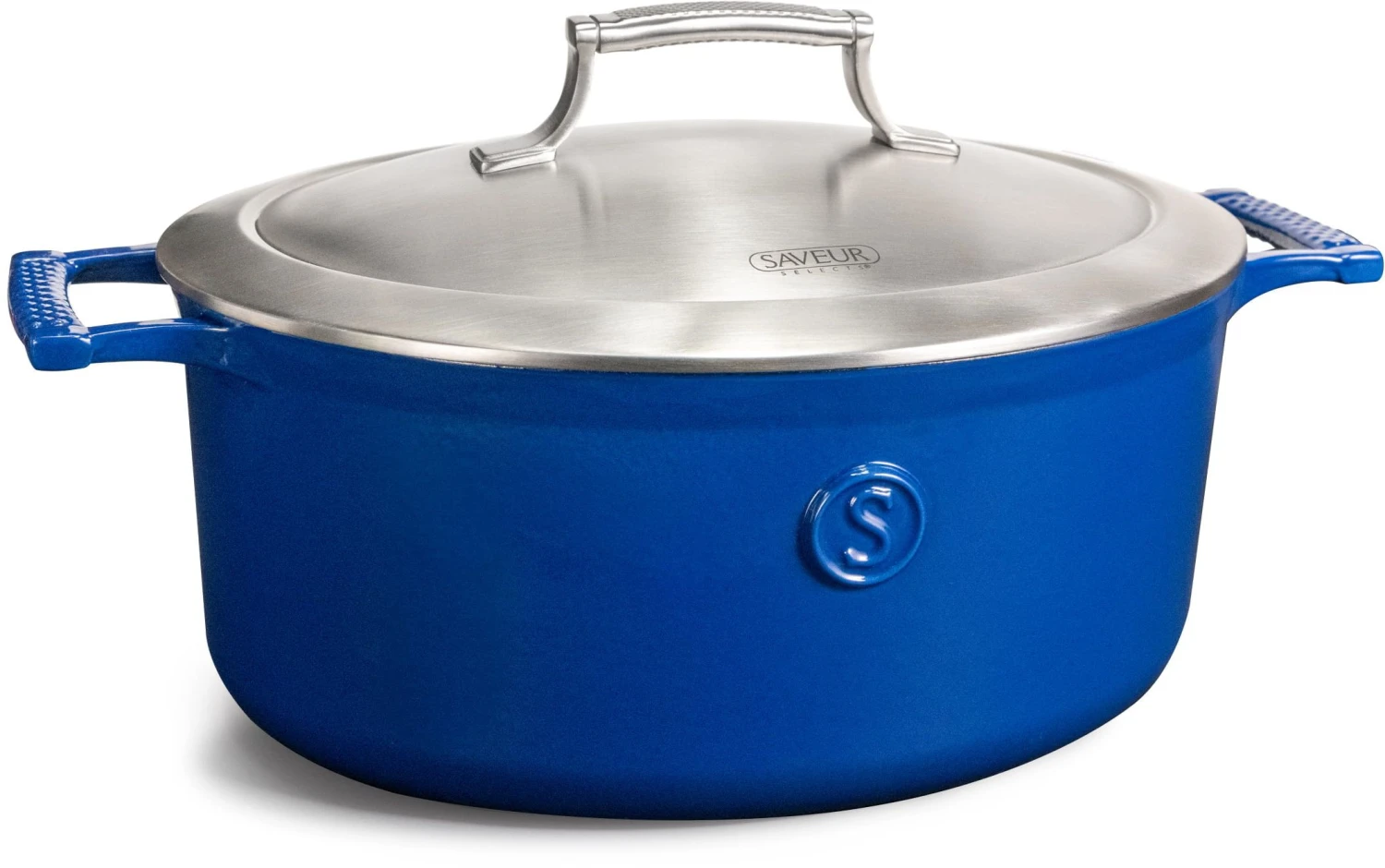 Saveur Selects Braadpan Ovaal Voyage - Classic Blue - ø 30 Cm - Geëmailleerde Anti-aanbaklaag 3 Saveur Selects Braadpan Ovaal Voyage - Classic Blue - ø 30 Cm - Geëmailleerde Anti-aanbaklaag
