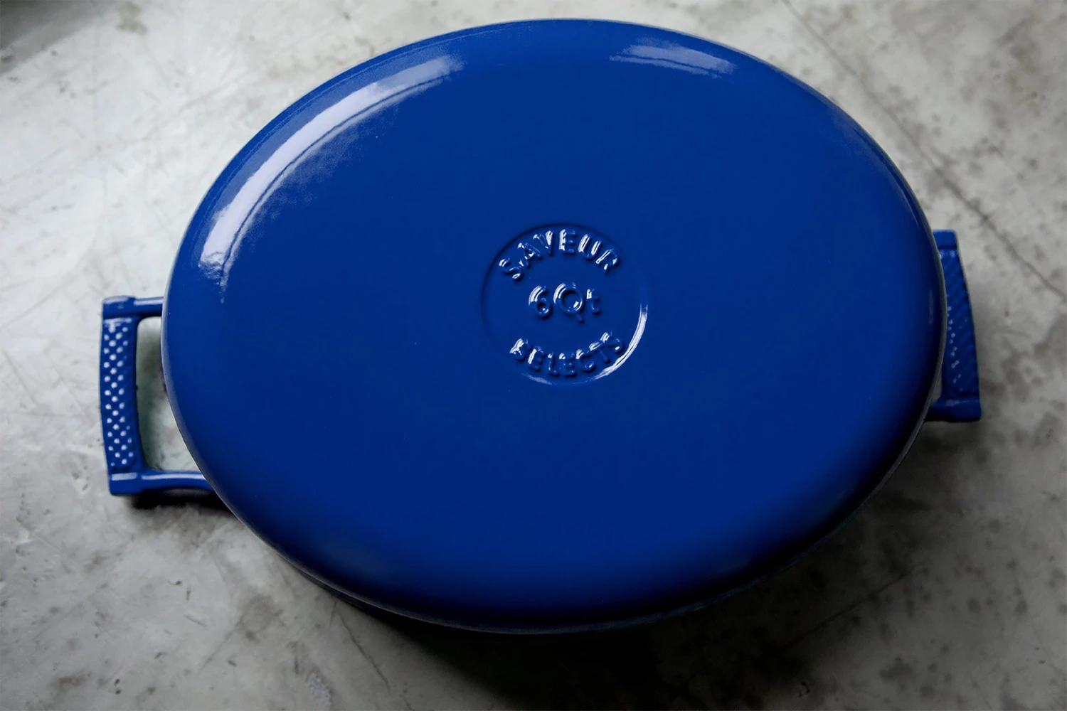 Saveur Selects Braadpan Ovaal Voyage - Classic Blue - ø 30 Cm - Geëmailleerde Anti-aanbaklaag 7 Saveur Selects Braadpan Ovaal Voyage - Classic Blue - ø 30 Cm - Geëmailleerde Anti-aanbaklaag - Image 5