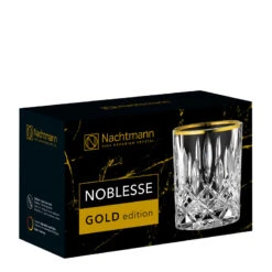 Nachtmann Whiskey Glazen Noblesse - Gold - 295 Ml - 2 Stuks -Cuisine Et Table 104025 nachtmann noblesse gold whisky 3