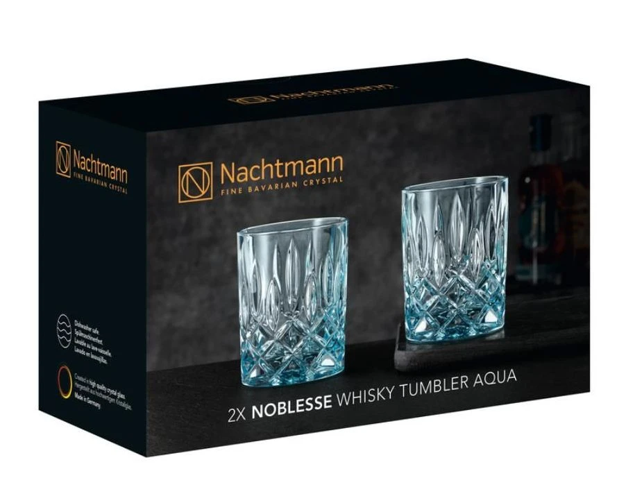 Nachtmann Whiskey Glazen Noblesse - Aqua - 295 Ml - 2 Stuks 6 Nachtmann Whiskey Glazen Noblesse - Aqua - 295 Ml - 2 Stuks - Image 4