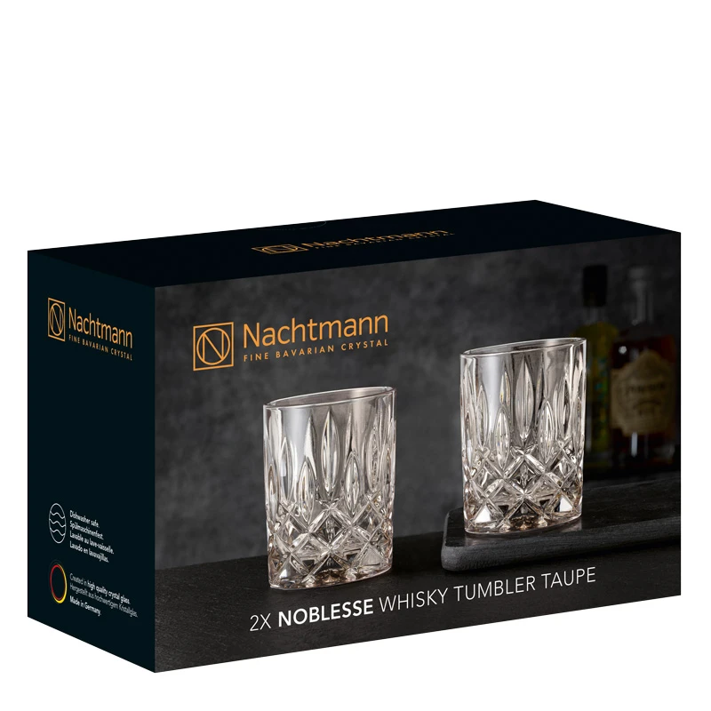Nachtmann Whiskey Glazen Noblesse - Taupe - 295 Ml - 2 Stuks 6 Nachtmann Whiskey Glazen Noblesse - Taupe - 295 Ml - 2 Stuks - Image 4