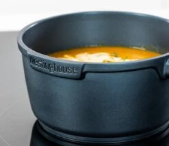 Westinghouse Pannenset Performance (Koekenpan ø 24 En 28 Cm + Steelpan ø 18 Cm) - Blauw - Inductie En Alle Andere Warmtebronnen -Cuisine Et Table 1200x1040