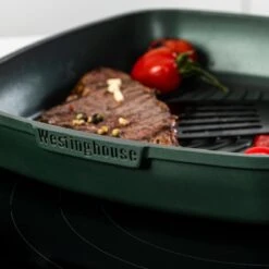 Westinghouse Pannenset Performance (Wokpan + Grillpan) ø 28 Cm - Groen - Inductie En Alle Andere Warmtebronnen -Cuisine Et Table 1200x1200 40