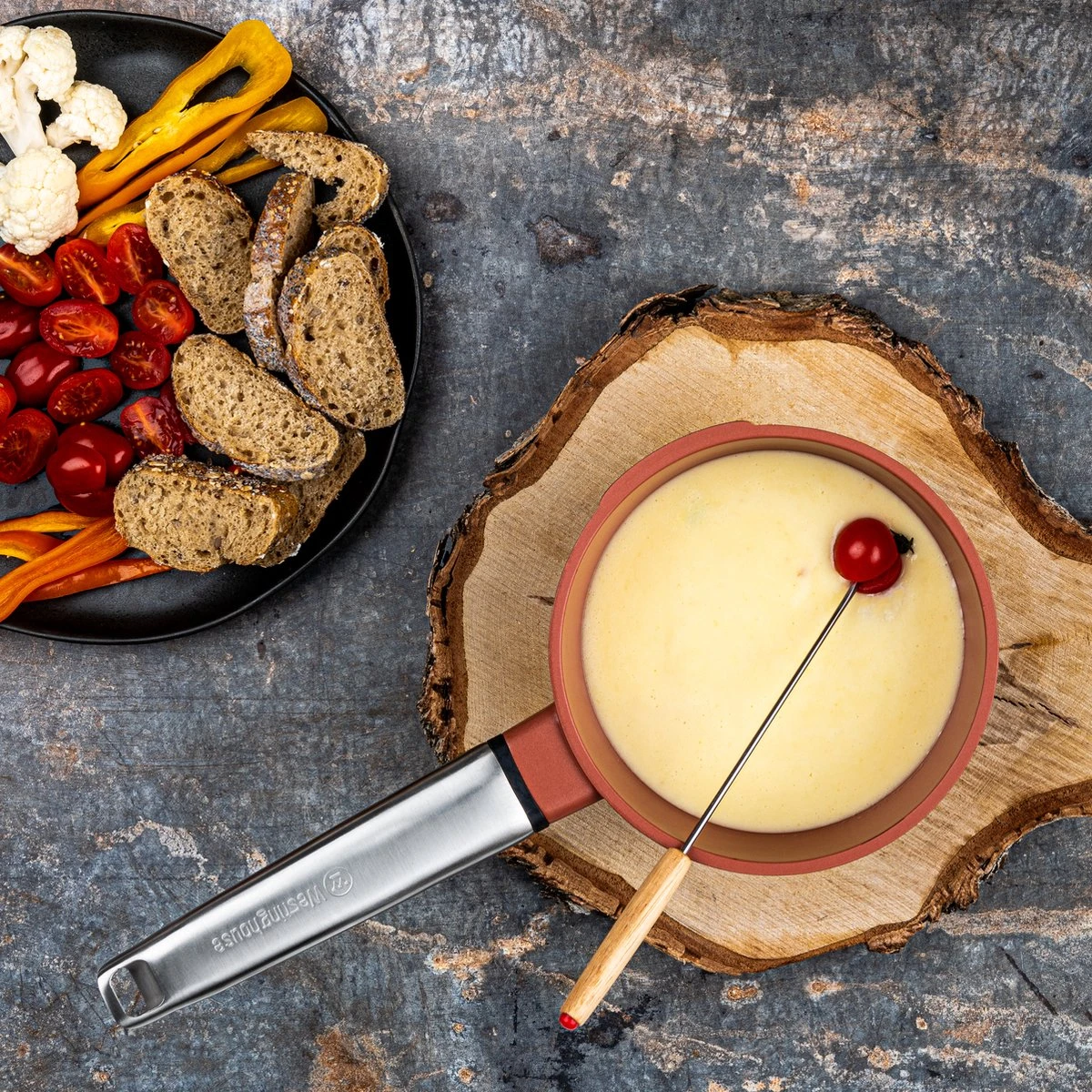 Westinghouse Pannenset Performance (Koekenpan ø 24 En 28 Cm + Steelpan ø 18 Cm) - Rood - Inductie En Alle Andere Warmtebronnen 5 Westinghouse Pannenset Performance (Koekenpan ø 24 En 28 Cm + Steelpan ø 18 Cm) - Rood - Inductie En Alle Andere Warmtebronnen - Image 3