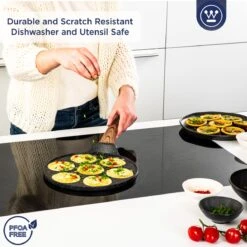 Westinghouse Pannenkoekpannenset Marble Wood - ø 26 En 28 Cm - Inductie En Alle Andere Warmtebronnen -Cuisine Et Table 1200x1200 92