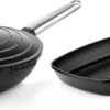 Westinghouse Pannenset Performance (Wokpan + Grillpan) ø 28 Cm - Zwart - Inductie En Alle Andere Warmtebronnen -Cuisine Et Table 1200x455