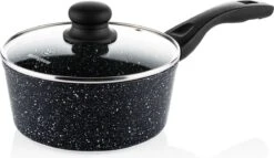 Westinghouse Pannenset Black Marble (Braadpan ø 24 Cm + Steelpan ø 18 Cm) - Inductie En Alle Andere Warmtebronnen -Cuisine Et Table 1200x694