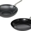 Saveur Selects Pannenset - Carbon Steel (Wokpan ø 35 Cm + Koekenpan ø 30 Cm) - Inductie En Alle Andere Warmtebronnen -Cuisine Et Table 1200x826 1