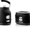 Westinghouse Retro Waterkoker + Broodrooster 2 Sleuven - Zwart 2 Westinghouse Retro Waterkoker + Broodrooster 2 Sleuven - Zwart -Cuisine Et Table 1200x955