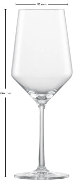 Zwiesel Glas Rode Wijnglazen Pure - 550 Ml - 6 Stuks -Cuisine Et Table 122315 Pure Cabernet Gr1 fstu 3 1