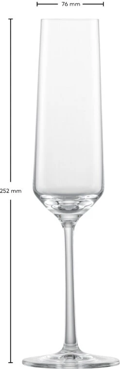 Zwiesel Glas Champagneglazen Pure - 215 Ml - 6 Stuks -Cuisine Et Table 122316 Pure Sekt Gr7 fstu 2