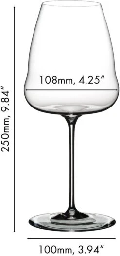 Riedel Witte Wijnglas Winewings - Sauvignon Blanc -Cuisine Et Table 123400033 dimensions JA1hRfUg