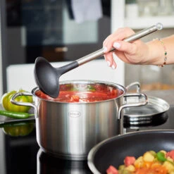 Rosle Basic Line Sauslepel - RVS / Siliconen - 28 Cm -Cuisine Et Table 13703 02 Sossenloeffel 28cm Basic Line