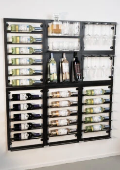 Blackwell Wijnrek - Voor 6 Flessen - Zwart -Cuisine Et Table 16 COOK2027 1