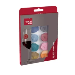 Vacu Vin Wijnglasherkenners - Gekleurd - 8 Stuks -Cuisine Et Table 1886461 Glass Markers Classic 8 pcs Pack