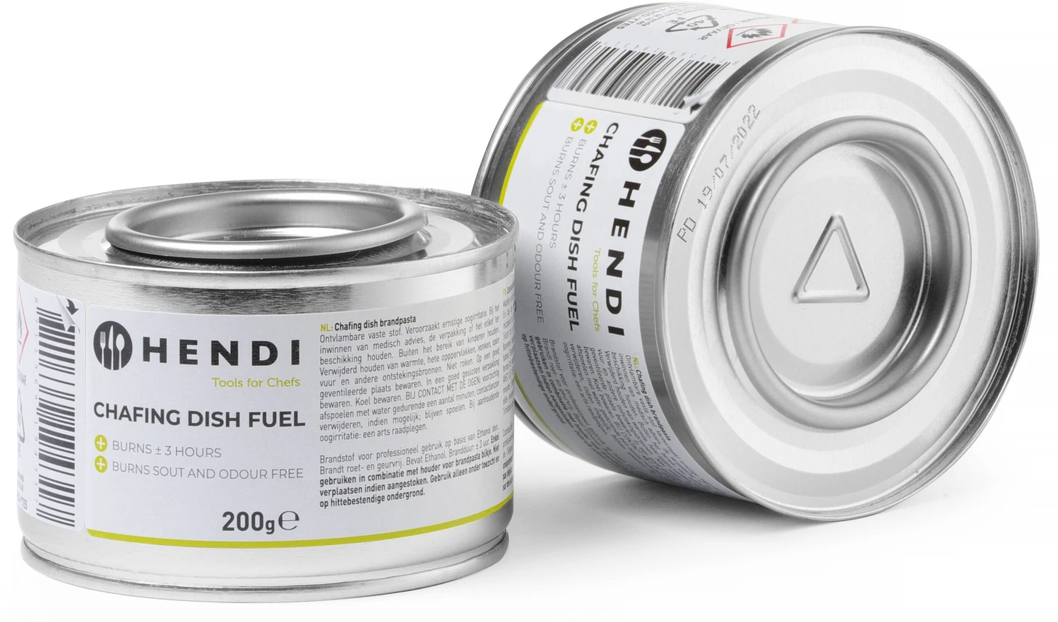 Hendi Brandpasta Voor Chafing Dish - 200 Gram - 12 Stuks 3 Hendi Brandpasta Voor Chafing Dish - 200 Gram - 12 Stuks