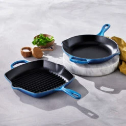 Le Creuset Grillpan Signature - Azure - 26 X 26 Cm - Geëmailleerde Anti-aanbaklaag -Cuisine Et Table 20183262200422 alt5
