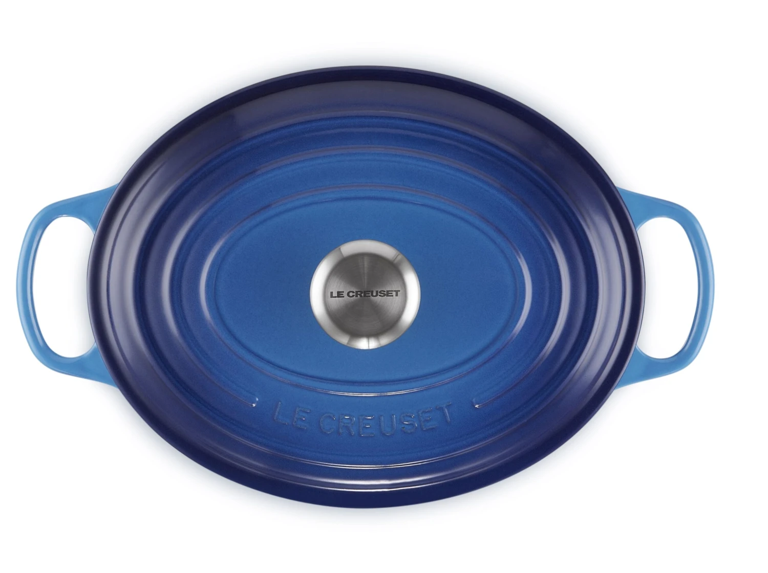 Le Creuset Braadpan Signature - Ovaal - Azure - ø 31 Cm / 6.3 Liter 7 Le Creuset Braadpan Signature - Ovaal - Azure - ø 31 Cm / 6.3 Liter - Image 5
