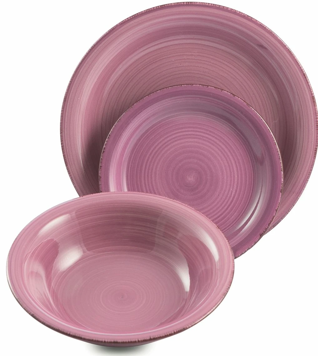 Villa D'Este Serviesset Baita - Colori Caldi - 18-delig / 6 Personen 7 Villa D'Este Serviesset Baita - Colori Caldi - 18-delig / 6 Personen - Image 5