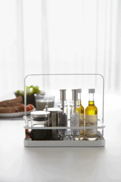 Yamazaki Kruidenrek Tower Wit -Cuisine Et Table 2254 TOWER SEASONING RACK WH 02 1000x