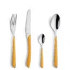 Amefa Bestekset Eclat - Mustard Yellow Matt - 24-delig / 6 Personen -Cuisine Et Table 2294YMTR42C71 2