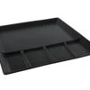 BBQ-bord / Fonduebord / Gourmetbord - 5 Vakken - Zwart - 24 X 24 Cm -Cuisine Et Table 23472042 1