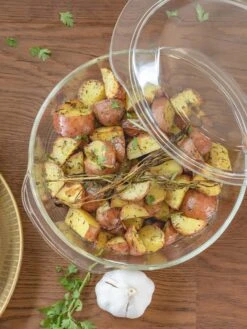 Sareva Ovenschaal Met Deksel - Hittebestendig Glas - ø 21.5 Cm / 2 Liter -Cuisine Et Table 24082021 6