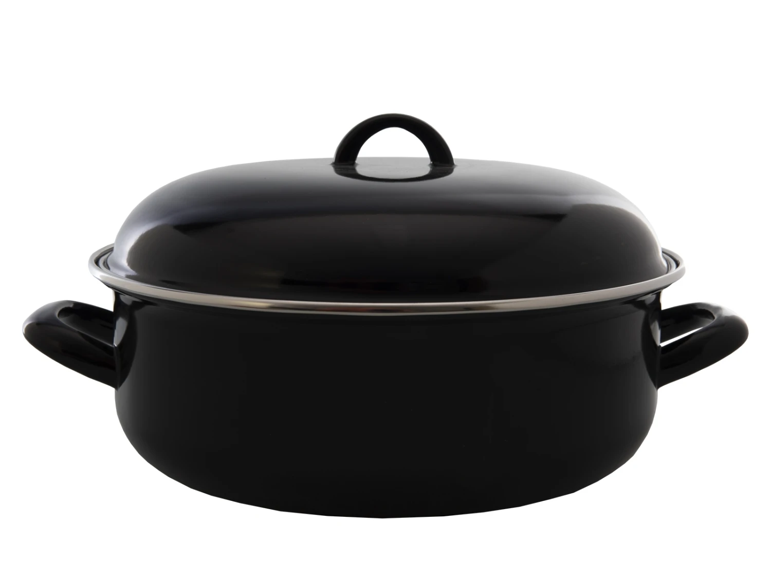 Cooking Emaille Braadpan - ø 24 Cm / 4 Liter 3 Cooking Emaille Braadpan - ø 24 Cm / 4 Liter