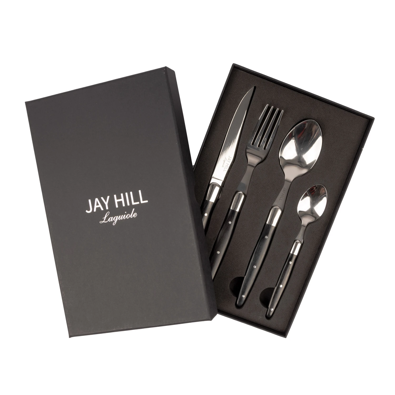 Jay Hill Bestekset Laguiole - Zwart - 24 Delig / 6 Personen 9 Jay Hill Bestekset Laguiole - Zwart - 24 Delig / 6 Personen - Image 7