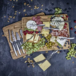 Boska Kaasset Ultimate Monaco+ (Eikenhouten Serveerplank & 10 RVS Kaasmessen) - 11 Delige Set -Cuisine Et Table 307105BOSKAUltimateCheeseSet 10 2400x