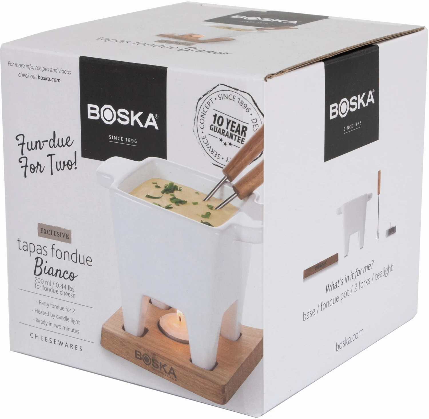 Boska Fondueset - 2 Personen - Wit 8 Boska Fondueset - 2 Personen - Wit - Image 6