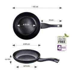 Berndes Koekenpan B.Green - ø 24 Cm - Standaard Anti-aanbaklaag 8 Berndes Koekenpan B.Green - ø 24 Cm - Standaard Anti-aanbaklaag -Cuisine Et Table 34987 Product 1920x19205B15D