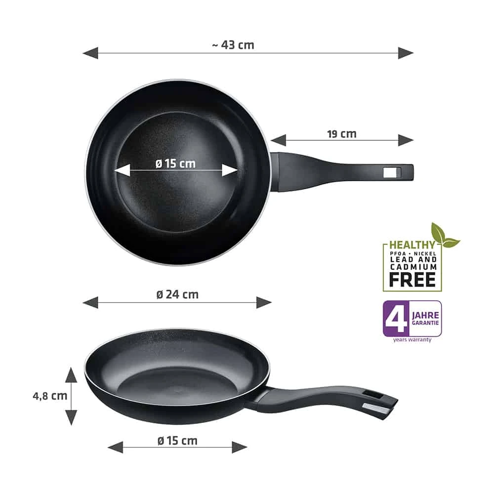 Berndes Koekenpan B.Green - ø 24 Cm - Standaard Anti-aanbaklaag 5 Berndes Koekenpan B.Green - ø 24 Cm - Standaard Anti-aanbaklaag - Image 3