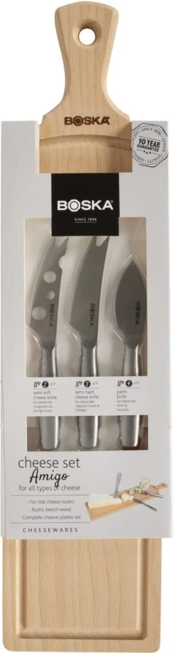 Boska Kaasset Amigo 35 X 11 Cm -Cuisine Et Table 358208 Cheese Set Amigo Tapas