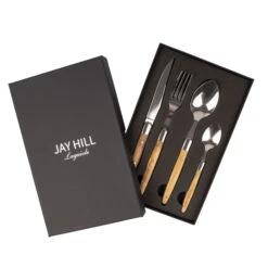Jay Hill Bestekset Laguiole - Olijfhout - 4-delig -Cuisine Et Table 4 8720812849636 2