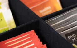 Sakura Tea Theedoos - Hout - 6-vaks - Met Fluweel - 43 X 9 Cm -Cuisine Et Table 4 detail 6 en 9 5