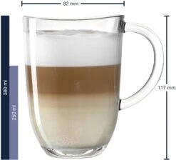 Leonardo Latte Macchiato Glazen Napoli 380 Ml - 6 Stuks 10 Leonardo Latte Macchiato Glazen Napoli 380 Ml - 6 Stuks -Cuisine Et Table 4002541242037 01