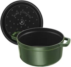 Staub Braadpan / Cocotte - Basilicum - ø 28 Cm / 6.7 Liter -Cuisine Et Table 40509 354 0 5 1