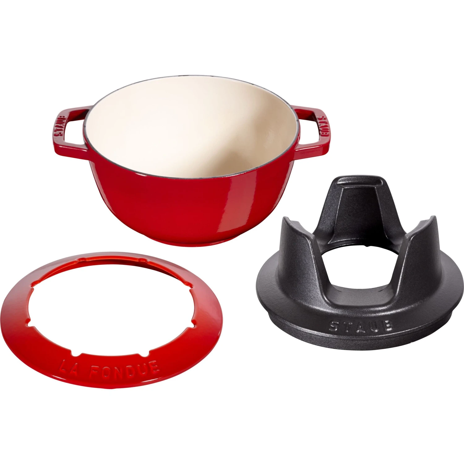 Staub Fondueset Kersenrood - ø 20 Cm / 2.36 Liter 7 Staub Fondueset Kersenrood - ø 20 Cm / 2.36 Liter - Image 5