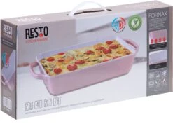 Resto Kitchenware Ovenschaal Fornax - Roze - 40 X 21 Cm / 2.9 Liter -Cuisine Et Table 4260403578360 3