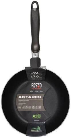 Resto Kitchenware Wokpan Antares - ø 24 Cm - Standaard Anti-aanbaklaag -Cuisine Et Table 4260709010120 3