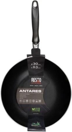 Resto Kitchenware Wokpan Antares - ø 30 Cm - Standaard Anti-aanbaklaag 14 Resto Kitchenware Wokpan Antares - ø 30 Cm - Standaard Anti-aanbaklaag -Cuisine Et Table 4260709010144