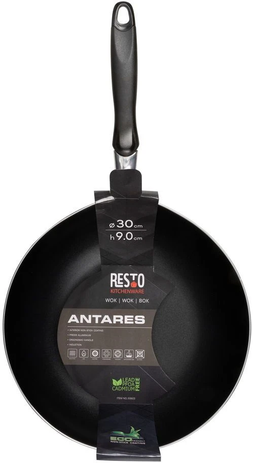 Resto Kitchenware Wokpan Antares - ø 30 Cm - Standaard Anti-aanbaklaag 8 Resto Kitchenware Wokpan Antares - ø 30 Cm - Standaard Anti-aanbaklaag - Image 6