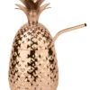 Paderno Cocktailbeker Met Rietje BAR Ananas Koper 500 Ml -Cuisine Et Table 44945C05