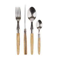 Jay Hill Bestekset Laguiole - Olijfhout - 4-delig -Cuisine Et Table 45 bestek