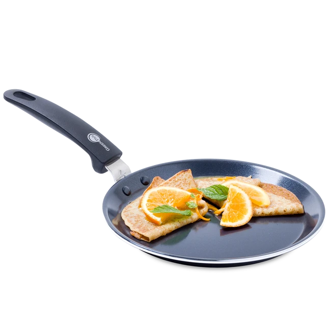 GreenPan Pannenkoekenpan Essentials - Zwart - ø 24 Cm - Keramische Anti-aanbaklaag 4 GreenPan Pannenkoekenpan Essentials - Zwart - ø 24 Cm - Keramische Anti-aanbaklaag - Image 2
